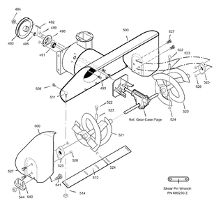 Part Location Diagram of 1501133E549 Briggs and Stratton Housing